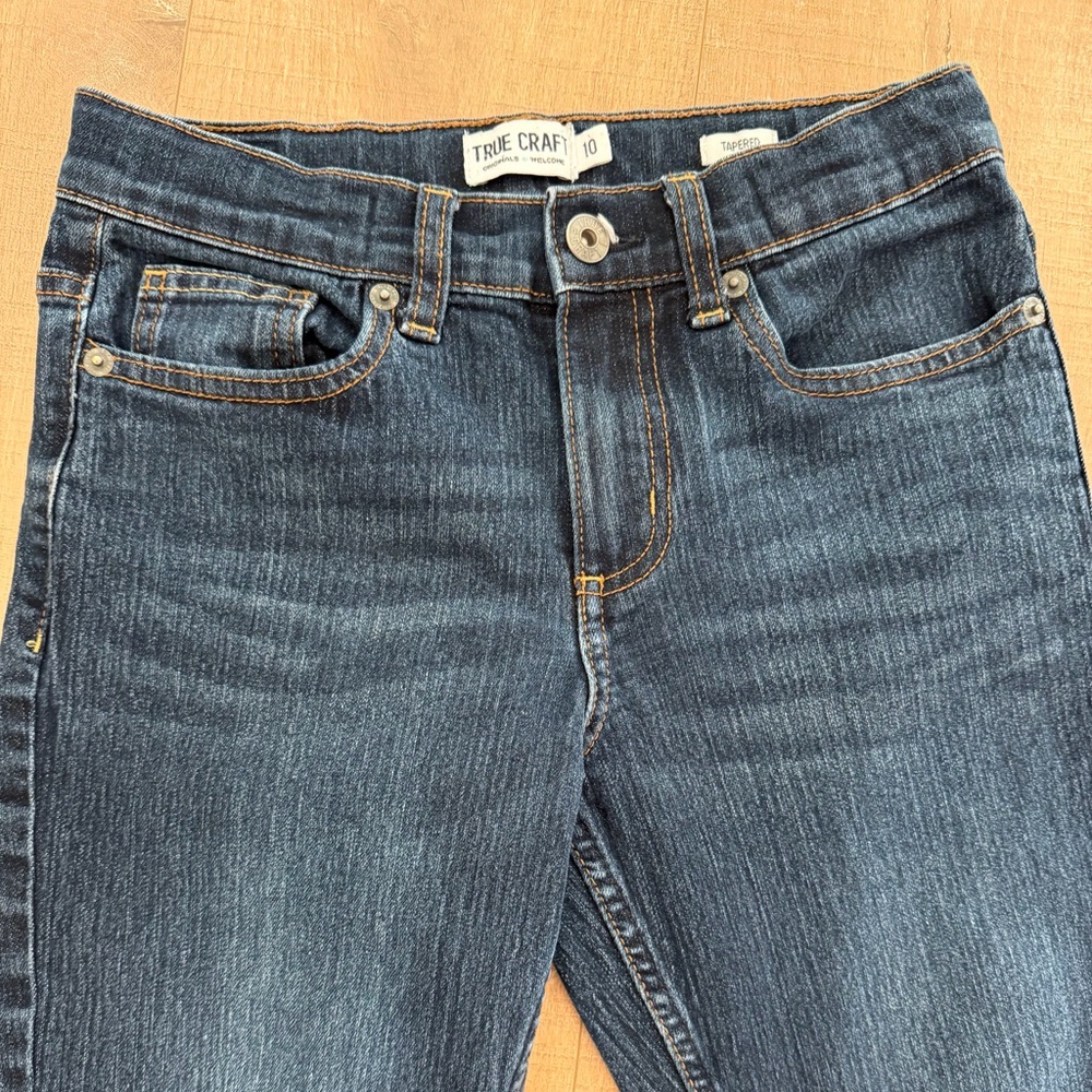 True Craft Boys Dark Blue Skinny Jeans